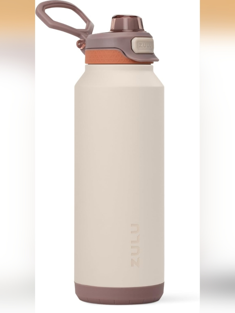 ZULU Cream & Rose Water Bottle - Insulated Stainless Steel